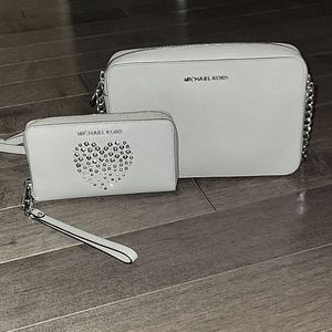Michael Kors Purse and Wallet Bundle